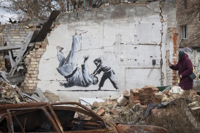 In Ukraine, There's More Than One Banksy Creating Art