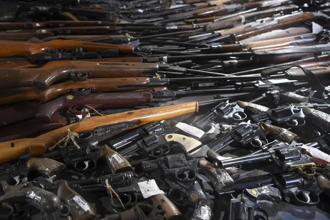 Serbia Shows Scores of Guns Turned In After Mass Shootings