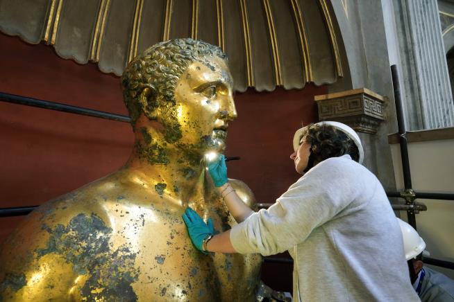 Ancient Hercules Statue Is Reborn at Vatican