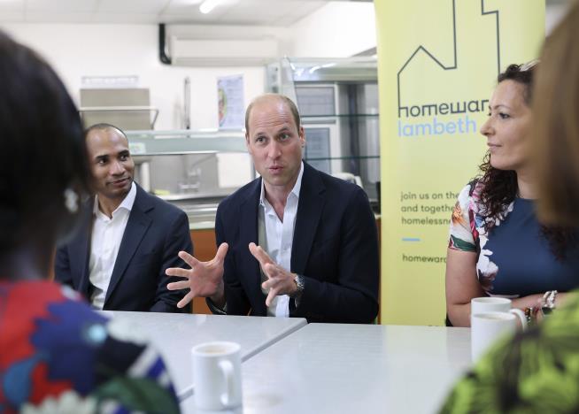 Citing His Mom, Prince William Begins Push for the Homeless
