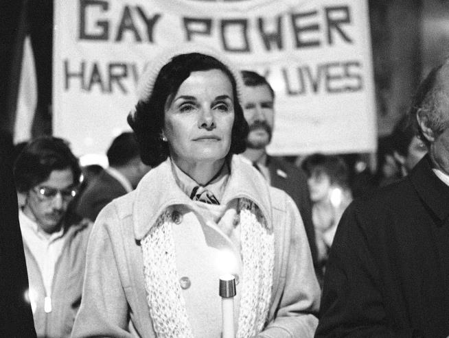 One Line Explained Feinstein's Role in Gay Rights