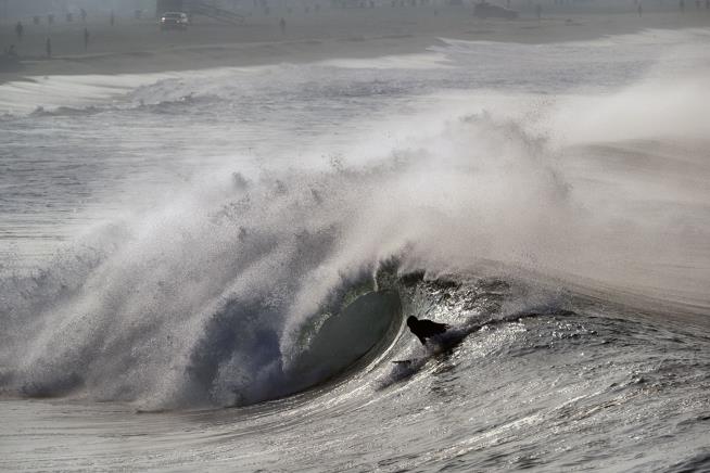 California Sees Thrilling, Dangerous Waves Slam Coast