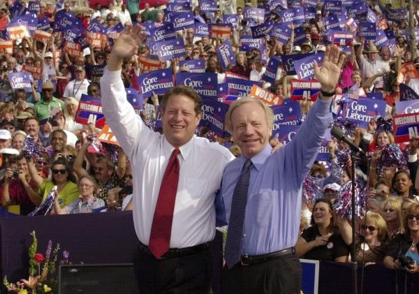 Joe Lieberman Crossed Lines, Broke Ground as VP Nominee