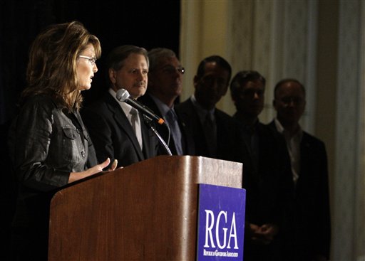 Palin Focuses on Future at Glum GOP Event