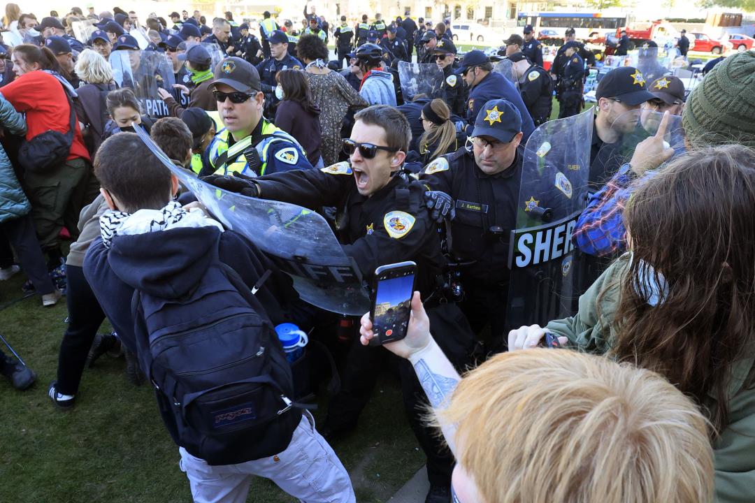 Another Tense Campus Scene, This Time in Wisconsin