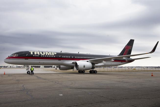 Trump's Jet Strikes Parked Plane at Airport