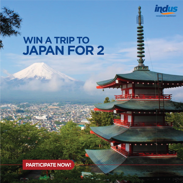 Win a Trip for 2 to Japan!