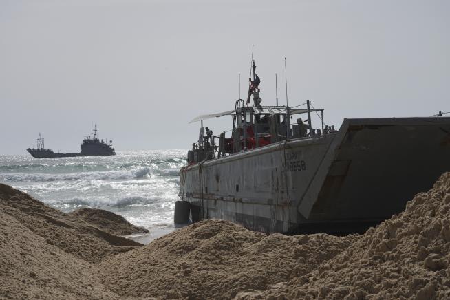 Gaza Aid Deliveries Suspended After Pier Damaged