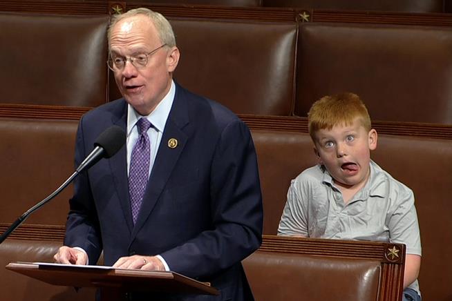 Video of Congressman's Jokester Son Goes Viral