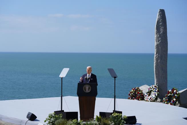 Biden Invokes Legacy of D-Day Heroes