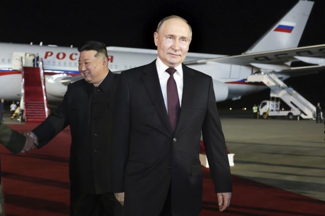 Putin Arrives in North Korea
