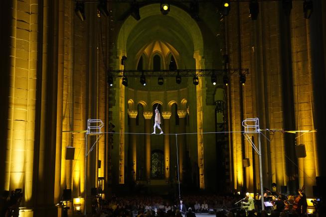 At 74, This 'Man on Wire' Recreates Famous Stunt