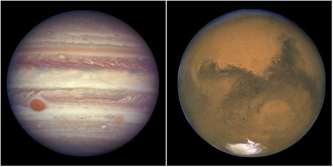 Jupiter, Mars to Be Chummy in Night Sky This Week