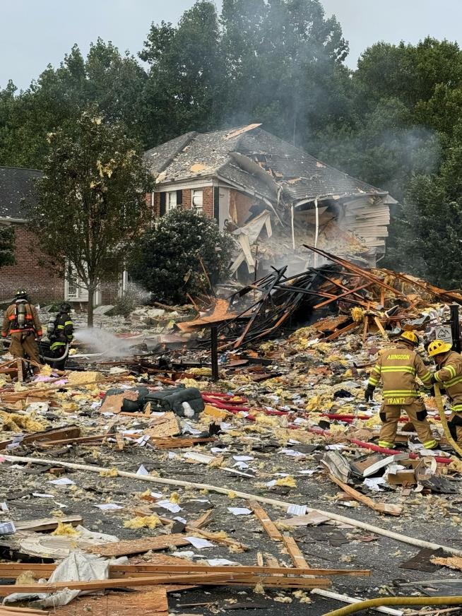 Maryland House Blast Kills 2, Displaces 12 Families