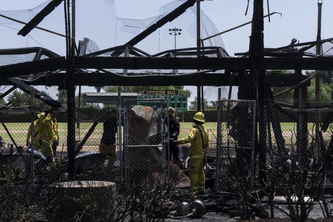 League of Their Own Ballpark Burns Down in California