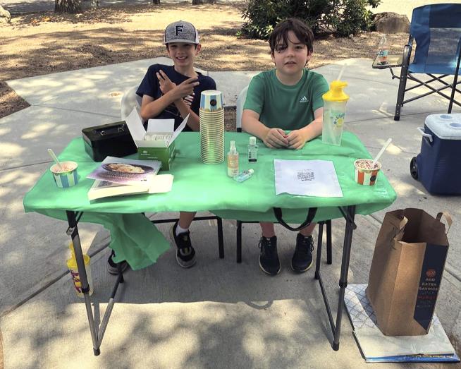 Boy's Ice Cream Stand for Charity Shut Down