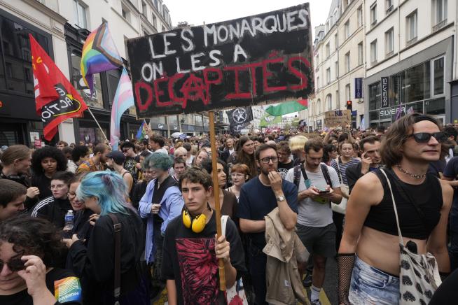 Protesters Say Macron Denied Democracy