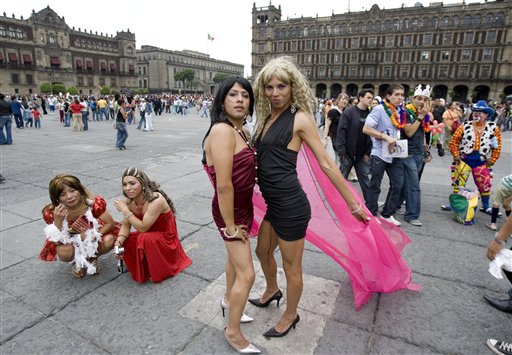Trannies Party 'Till Dawn in Mexican Town