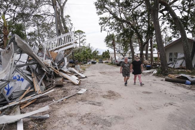 Cleanup Begins as Scores Are Left Homeless After Helene