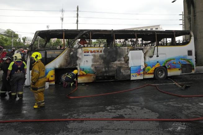 20 Children Feared Dead in Bangkok School Bus Fire