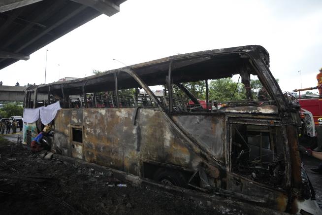 Thailand Bus Operator Charged After Fatal School Trip Fire