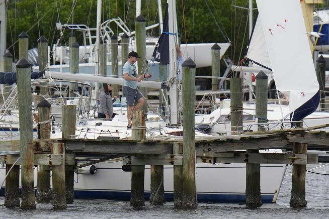 As Milton Looms, Florida Man Won't Ditch His Boat