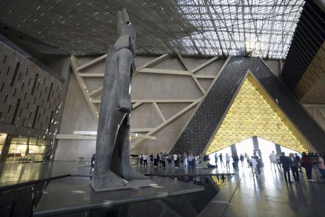 $1B Egyptian Museum Celebrates a Milestone