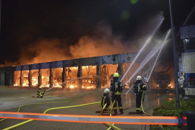 Brand-New Fire Station Burns Down