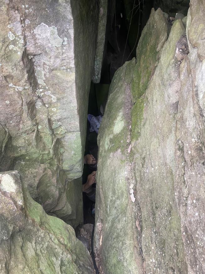 Woman Tries to Retrieve Phone, Spends Hours Stuck in Crevice