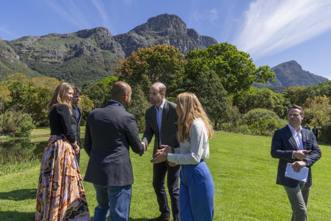 Prince William Walks Green Carpet at Earthshot Awards