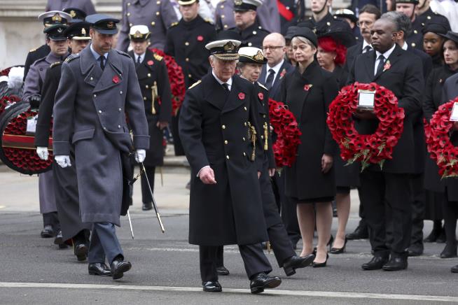 King Charles III Leads Remembrance Sunday Ceremony