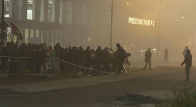 Tram Burned in Latest Amsterdam Unrest