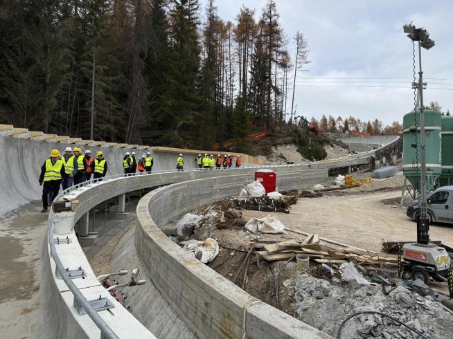 Work Intensifies at Controversial Olympic Sliding Center