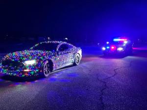 Police Will Not Appreciate Your Decorated Christmas Car