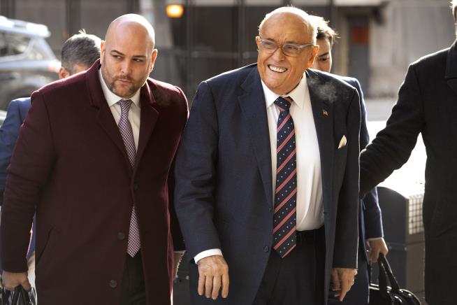 Judge Holds Giuliani in Contempt