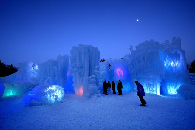 In New Hampshire, They're Building Dazzling Ice Castles