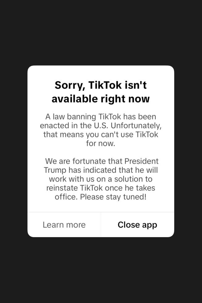 TikTok Goes Dark in the US, for Now