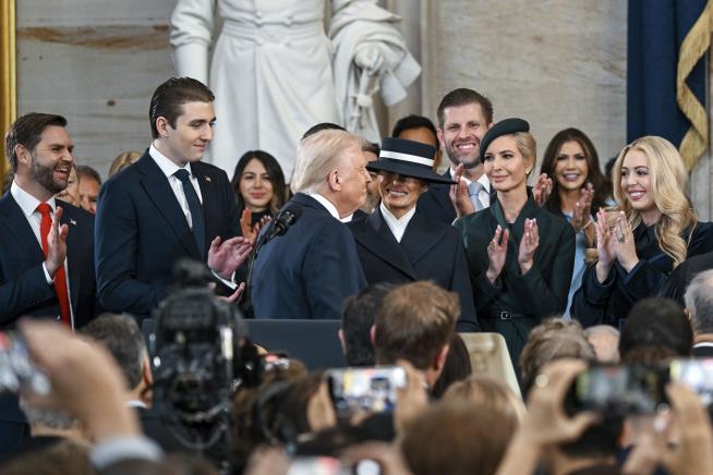 Barron Trump's Inauguration Handshakes Make Waves