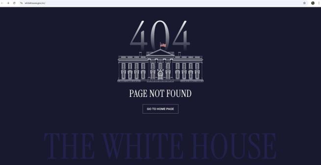 White House's Spanish Website Is Gone