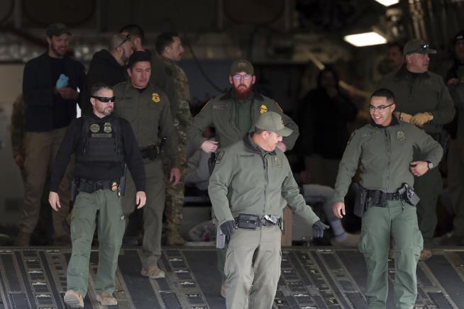 Air Force Handles Deportation Mission