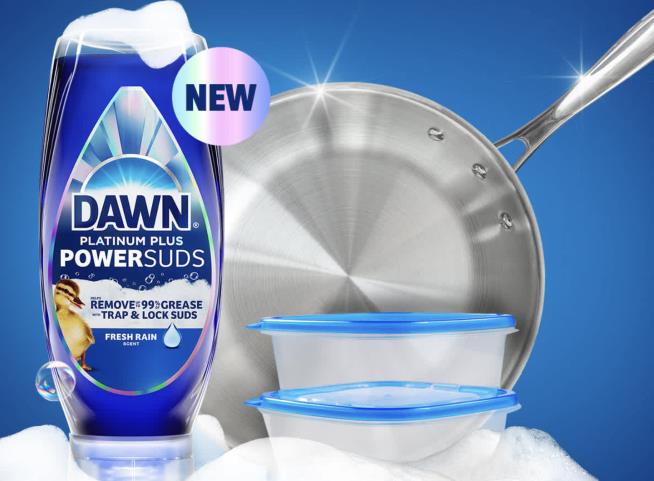 Why This New Dish Soap? Lots of Cheesy Meat Dishes