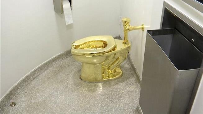 The Golden Toilet Trial Has Begun