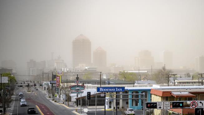 New Mexico Hit by Dust Storms, Fires, High Winds