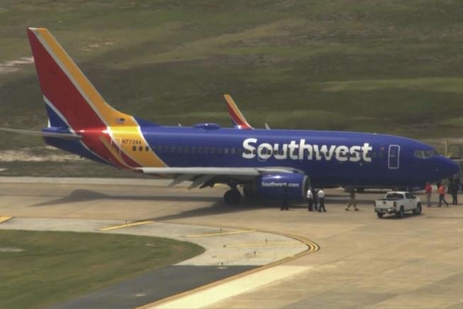 Southwest Flight Delayed After Passenger's Phone Ignites