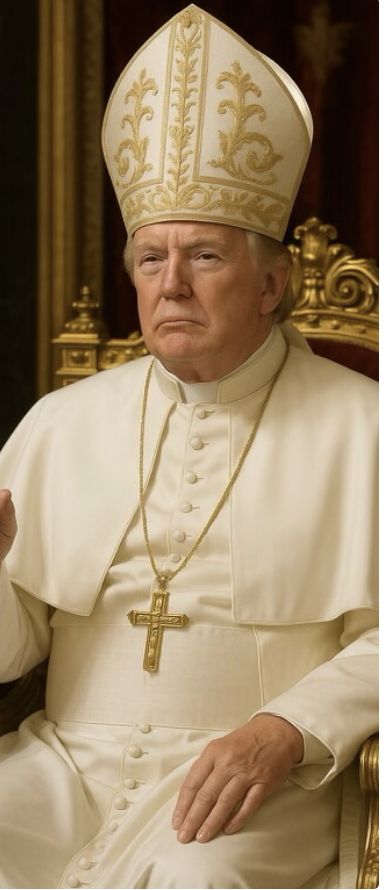 Trump's Late-Night Pic of Himself as Pope Riles Internet