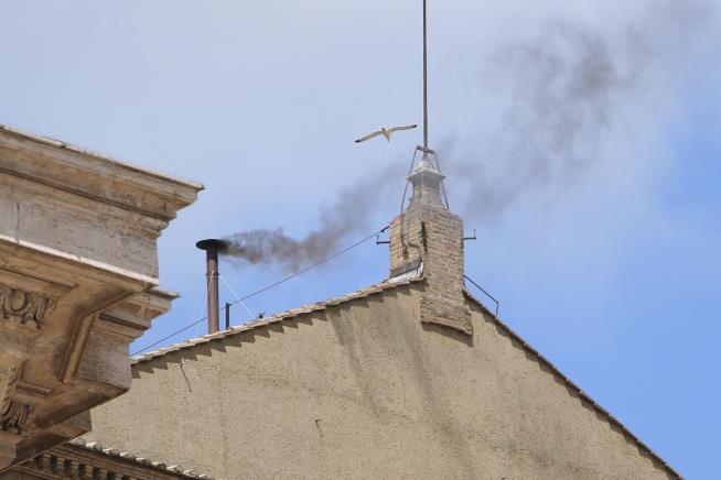 More Black Smoke: No Pope After Two Votes