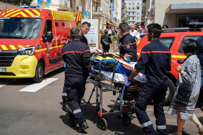 Freak Accident at Cannes Injures Pedestrian