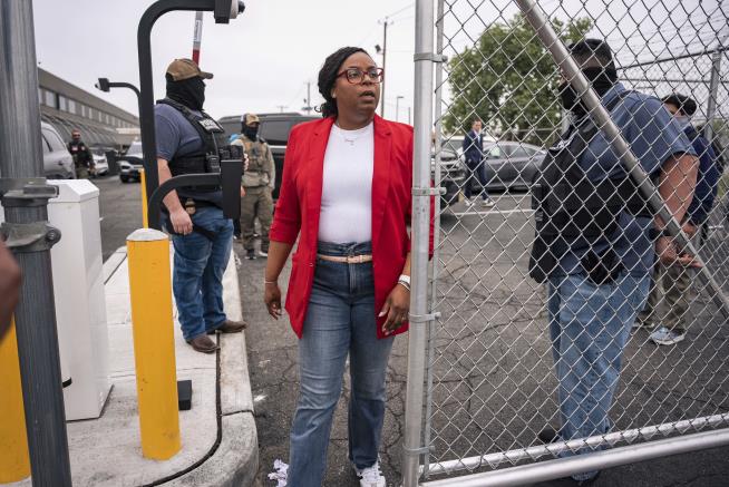 NJ Congresswoman Charged After Protest at ICE Facility