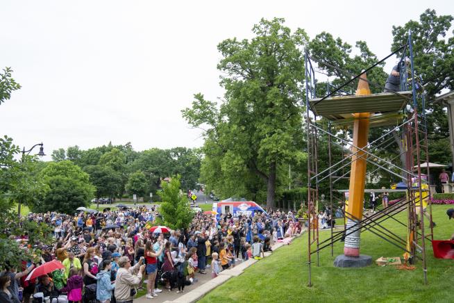 All Hail the Sharpening of This Giant Pencil