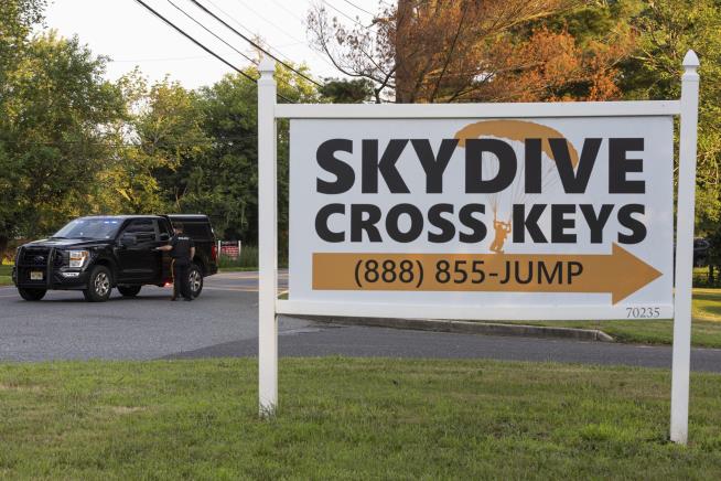 Skydiving Plane Goes Off NJ Runway, Into Woods